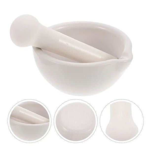 Borox Porselen Havan Tokmaklı 150ml - 12 set/Toptan