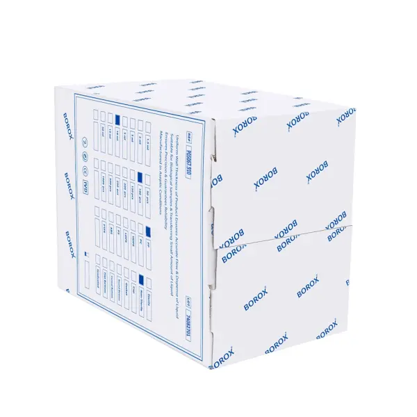 Borox Otomatik Pipet Ucu 10 ml Şeffaf - 1000 Adet Toptan - 10000µl - CalPro İçin