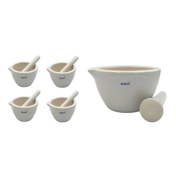 Borox Porselen Havan Tokmaklı 500ml - 4 Set/Toptan