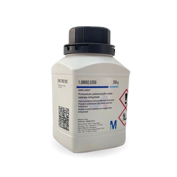 Merck 108092.0250 Potasyum Antimon III Oksit 250 g - Potassium Antimony III Oxide Tartrate