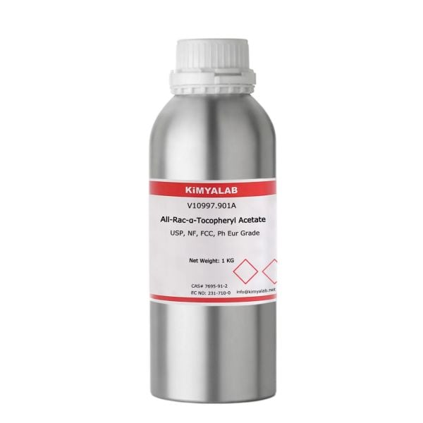 Kimyalab Tokoferil Asetat 1 Kg - All-Rac-α-Tocopheryl Acetate