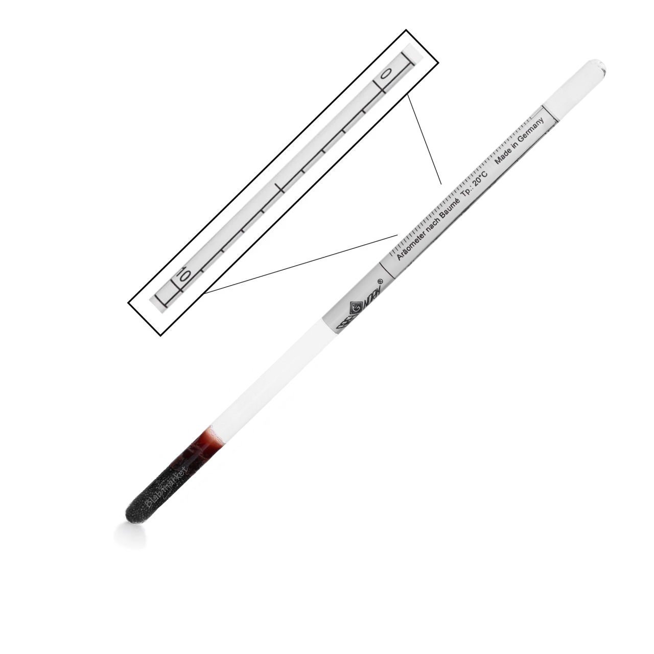 Greinorm Alman Bomemetre 0-10 Bé° - Bomometre Yoğunluk Ölçer