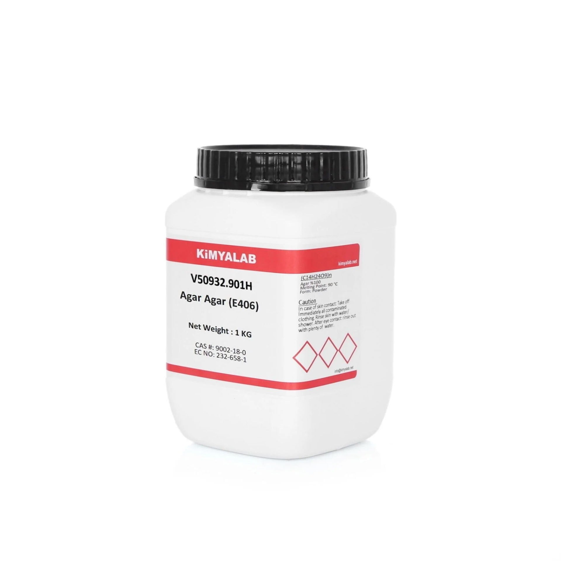 Agar Agar - 1 kg E406 - Toz Bitkisel Jelatin