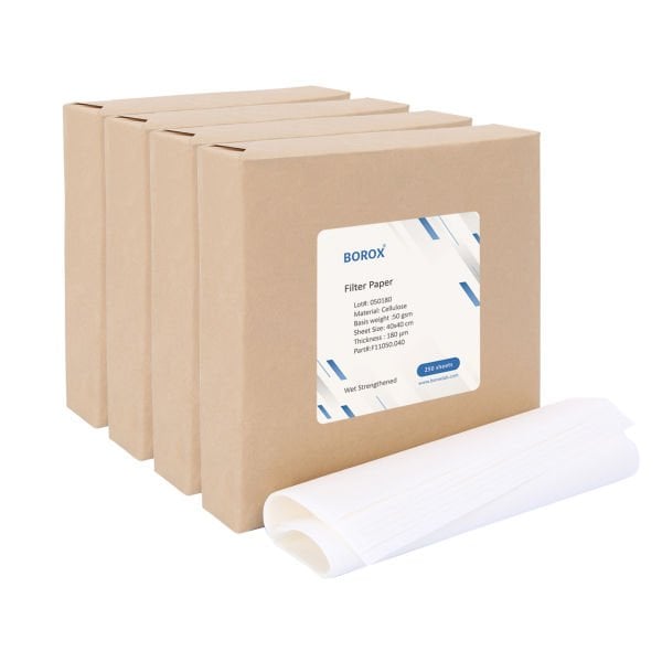 Kaba Filtre Kağıdı 40x40cm 250li Paket - Adi Süzgeç 50 gr/m2 - 4 Paket Toptan