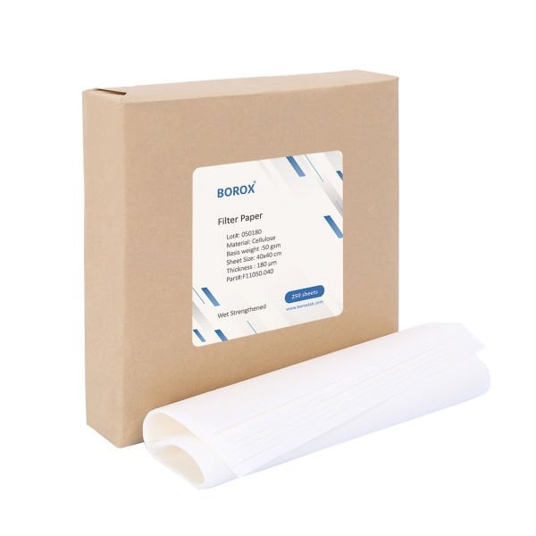 Kaba Filtre Kağıdı 40x40cm 250li Paket - Adi Süzgeç 50 gr/m2 - 4 Paket Toptan