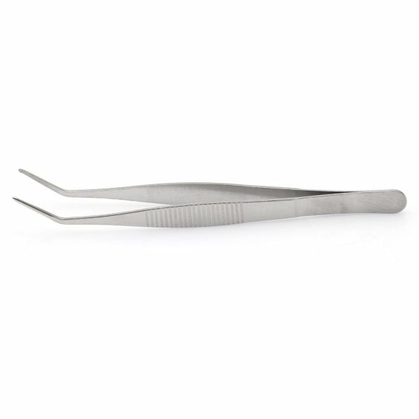 Borox Penset 16 cm Paslanmaz Çelik - Eğri Sivri Uçlu Cımbız - 10 Adet Toptan
