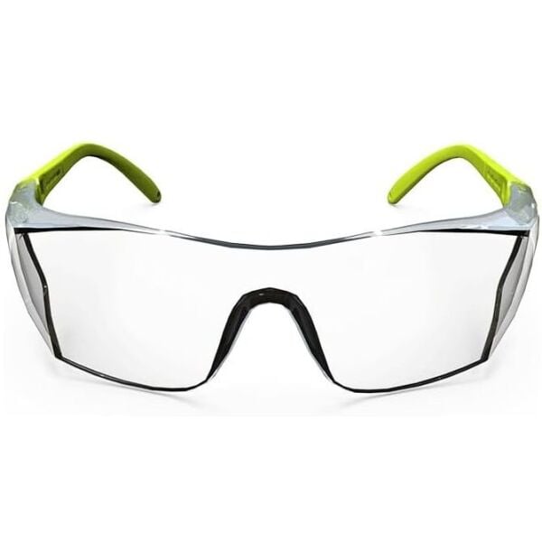 Koruyucu Gözlük - Laboratuvar Gözlüğü - Sap Açısı Ayarlı Yeşil - 12 Adet Toptan