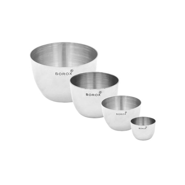 Borox Paslanmaz Çelik Kroze 40ml - Crucible - 10 Adet Toptan
