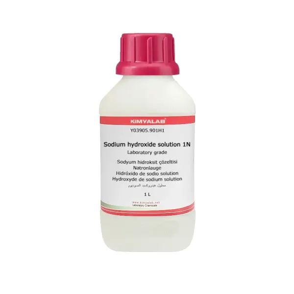 Kimyalab Sodyum Hidroksit Çözeltisi 1N 1 Litre - Sodium Hydroxide NaOH