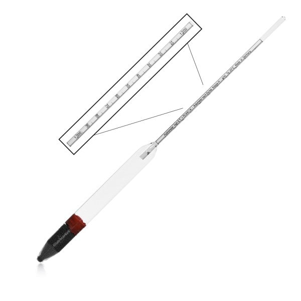 Greinorm Alman Hidrometre - Dansimetre 1.200-1.300 gr/cm3