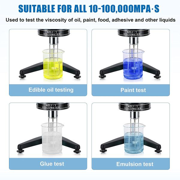Analog Rotasyonel Viskozimetre 10-100.000 mPa.s - NDJ 1