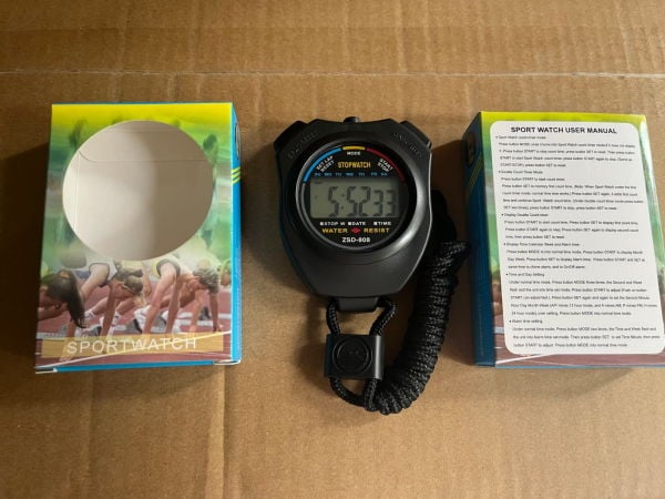 Dijital Kronometre - Geri Sayım Sayacı - Zamanlayıcı ZSD-808 - Stopwatch 50 Adet