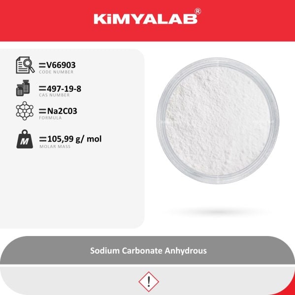 Kimyalab Sodyum Karbonat 500g - Sodium Carbonate Anhydrous USP