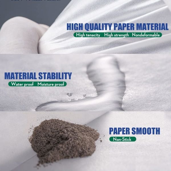 Borox Tartım Kağıdı - Selüloz Tartı Kağıtları 100x100mm - 100adet/paket - Beyaz Yaprak