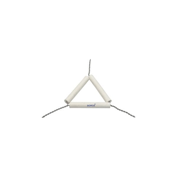 Borox Seramik Üçgen - 60 mm - Porselen Üçgen