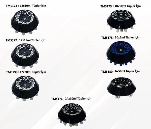 Thermomac TMS4A Santrifüj Cihazı 4000rpm - 18x10ml Tüpler İçin