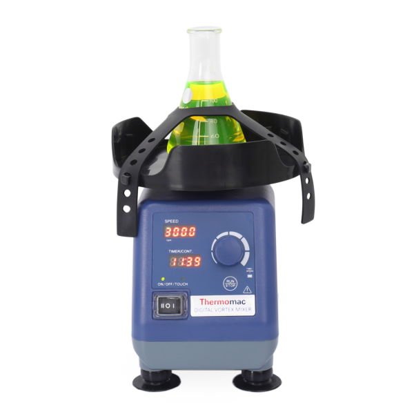 Thermomac Dijital Vorteks - 100-250ml Erlenmeyer Eki Set