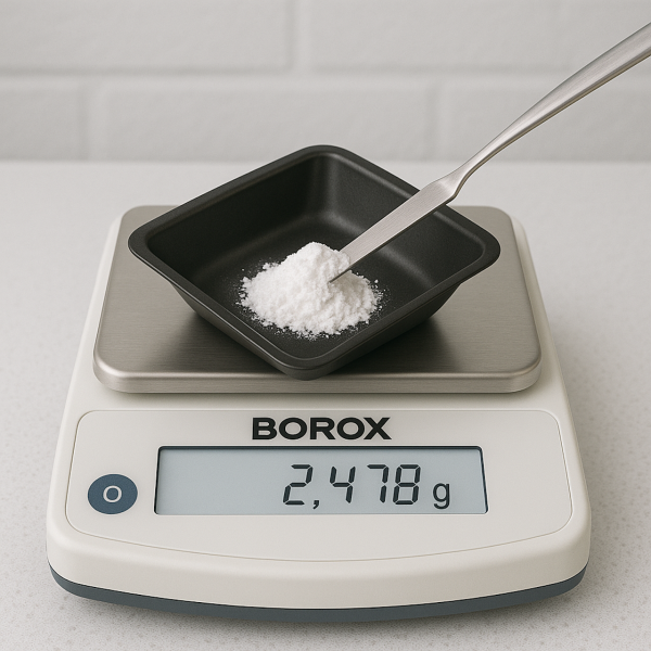 Borox PS Tartım Kabı - Plastik Kare Form 10ml - 500adet/paket - Beyaz Renk