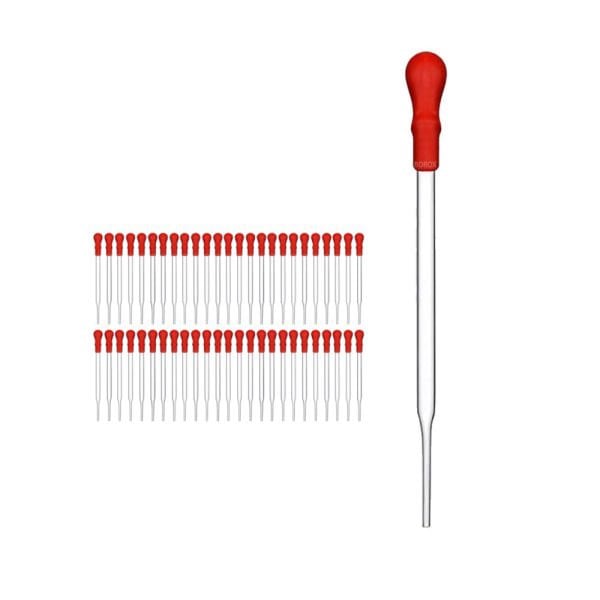 Borox Cam Pastör Pipeti 150mm - Damlatma Pipet - Cam Damlalık - 50 Adet/Toptan