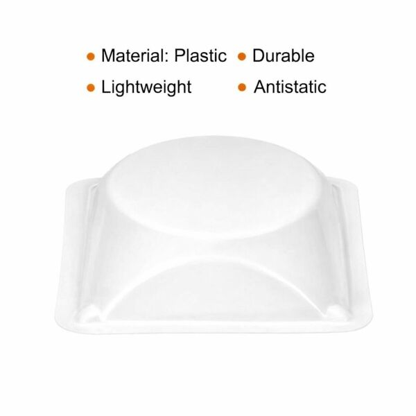 Borox PS Tartım Kabı - Plastik Kare Form 10ml - 500adet/paket - Beyaz Renk