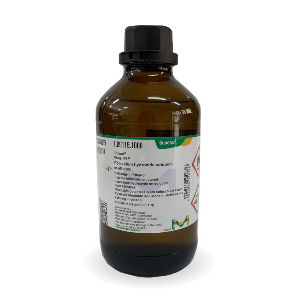 Merck 109115 Potasyum Hidroksit 1L - Solution 0.1 mol/l-0.1N