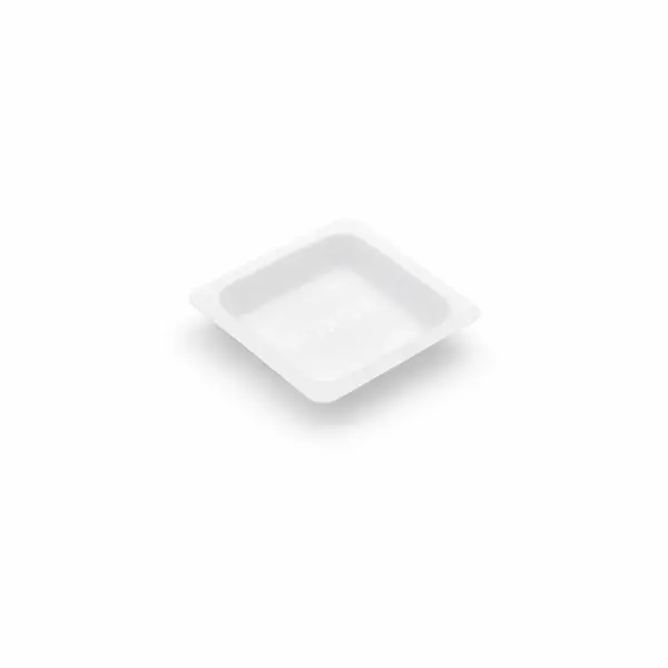Borox PS Tartım Kabı - Plastik Kare Form 10ml - 500adet/paket - Beyaz Renk