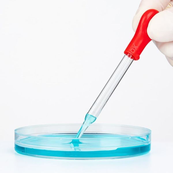 Borox Cam Pastör Pipeti 90mm - Damlatma Pipet - Cam Damlalık - 50 Adet/Toptan