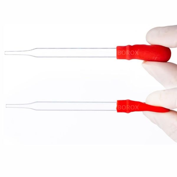 Borox Cam Pastör Pipeti 90mm - Damlatma Pipet - Cam Damlalık - 50 Adet/Toptan