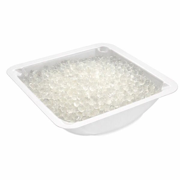 Borox PS Tartım Kabı - Plastik Kare Form 100ml - 500adet/paket - Beyaz Renk