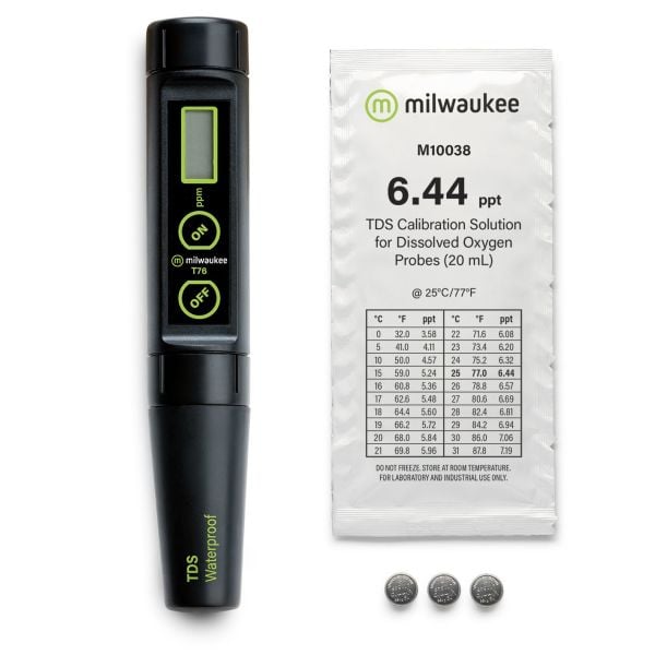 Milwaukee T76 TDS Ölçüm Cihazı - Su Geçirmez TDS Ölçer