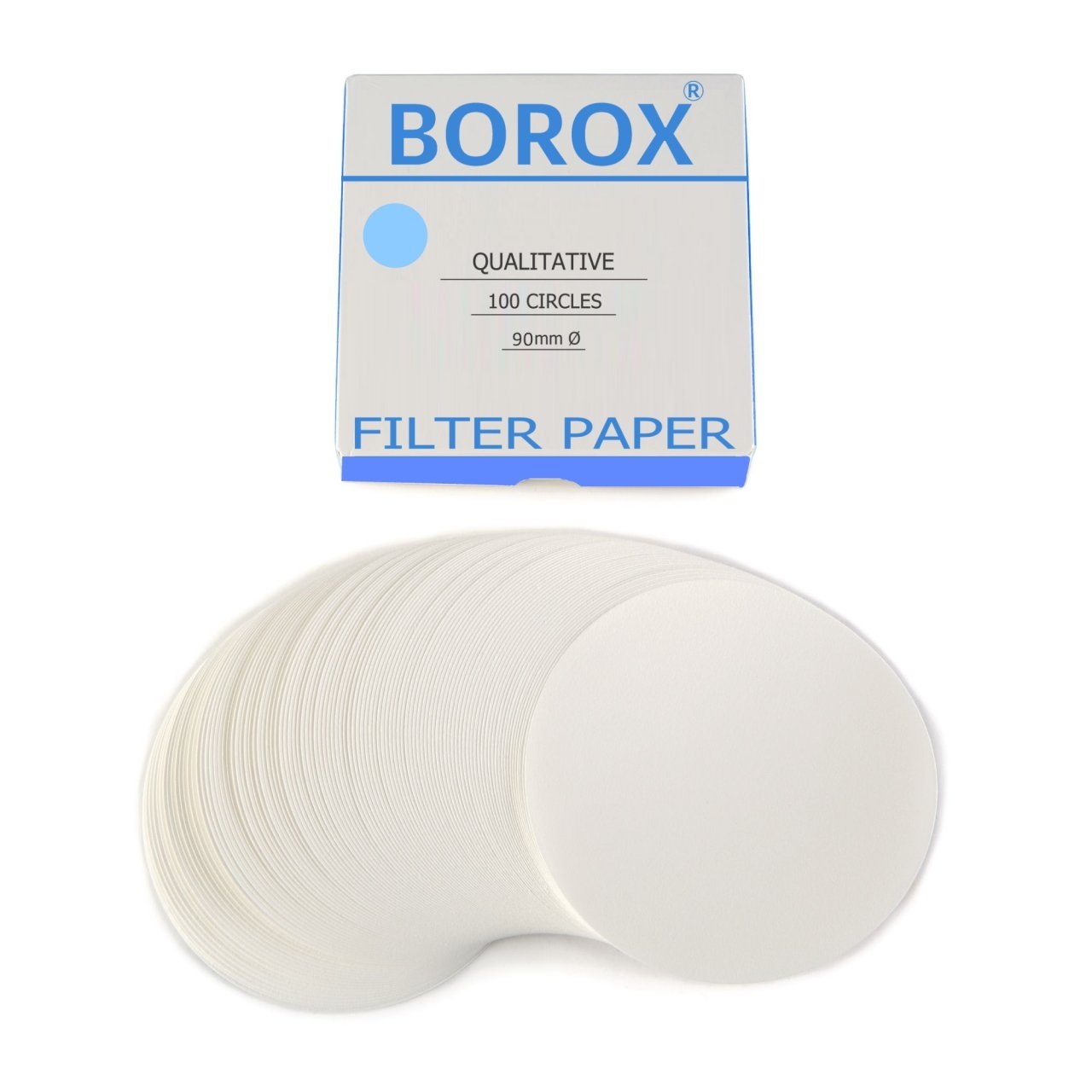 Laboratuvar Filtre Kağıdı 90 mm Nitel - Mavi Bant Yavaş Hız