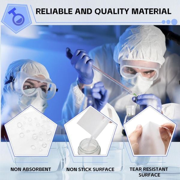 Borox Tartım Kağıdı - Selüloz Tartı Kağıtları 75x75mm - 1000adet/10paket - Beyaz Yaprak