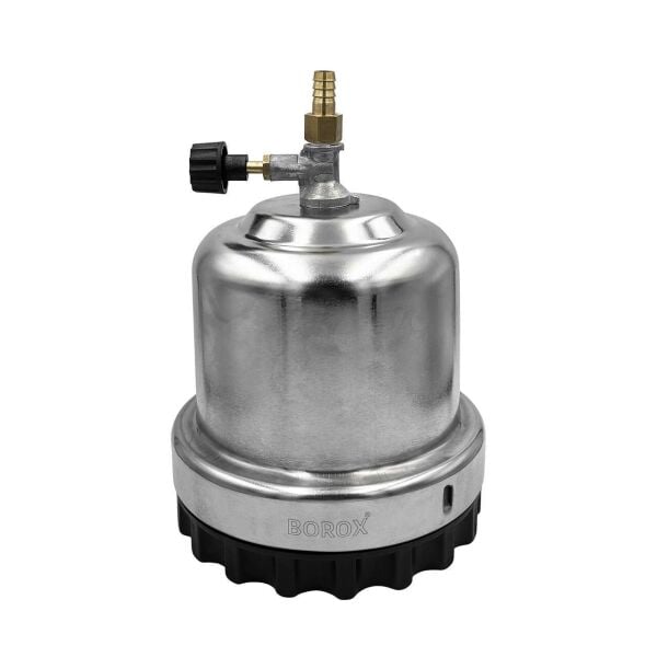 Borox Krom Ocaklı Bunzen Beki Seti - Standart Tip - Sac Ayak + Amyant Tel - Laboratuvar Brülör Seti