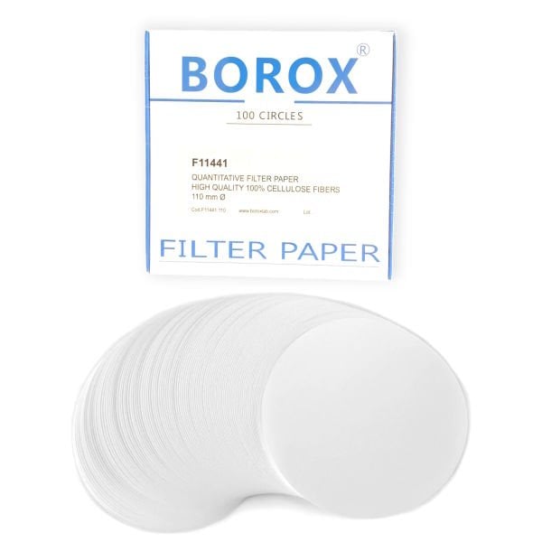 Külsüz Filtre Kağıdı 110 mm Kantitatif - Siyah Bant Hızlı