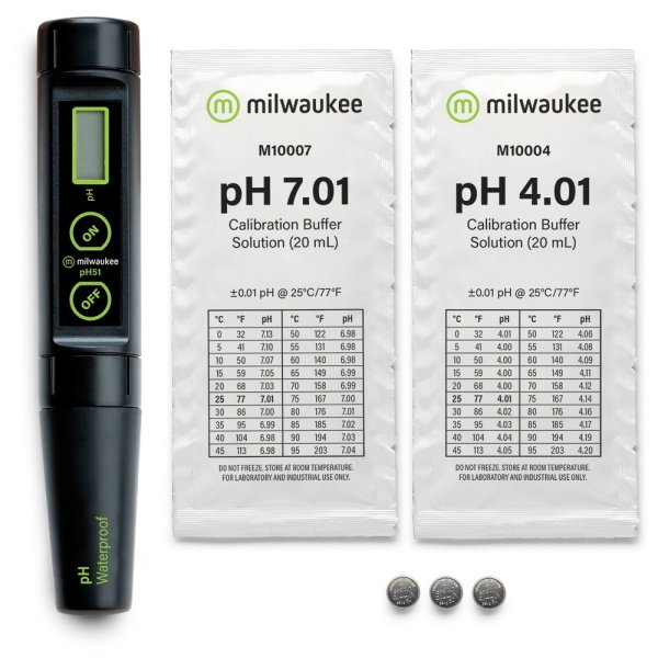 Milwaukee PH51 + C66 Değiştirilebilir Problu pH EC Metre Kiti - Su Geçirmez Tester Seti