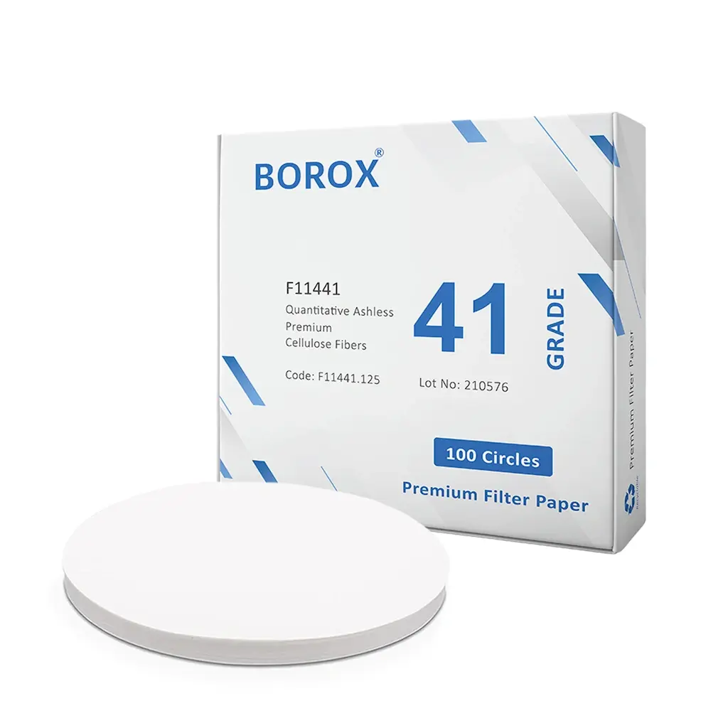 Borox Külsüz Filtre Kağıdı 125 mm Kantitatif - Hızlı - Grade 41