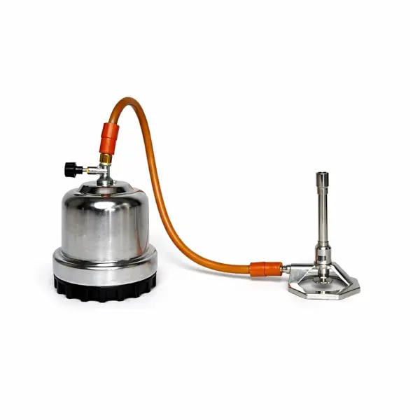 Borox Krom Ocaklı Bunzen Beki Seti - Laboratuvar Brülör Seti