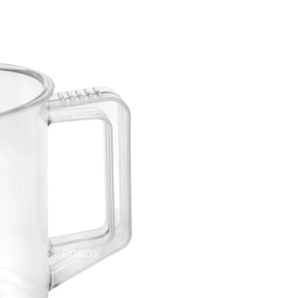 Borox Kulplu Plastik Beher 250 ml - Ölçü Kabı - Mavi Skala - 12 Adet Toptan