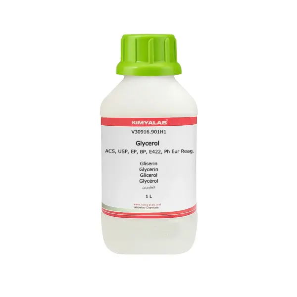 Kimyalab Gliserin 1 L - Bitkisel Gliserin Farma Kalite - Glycerol %99,9 Vegetable Based