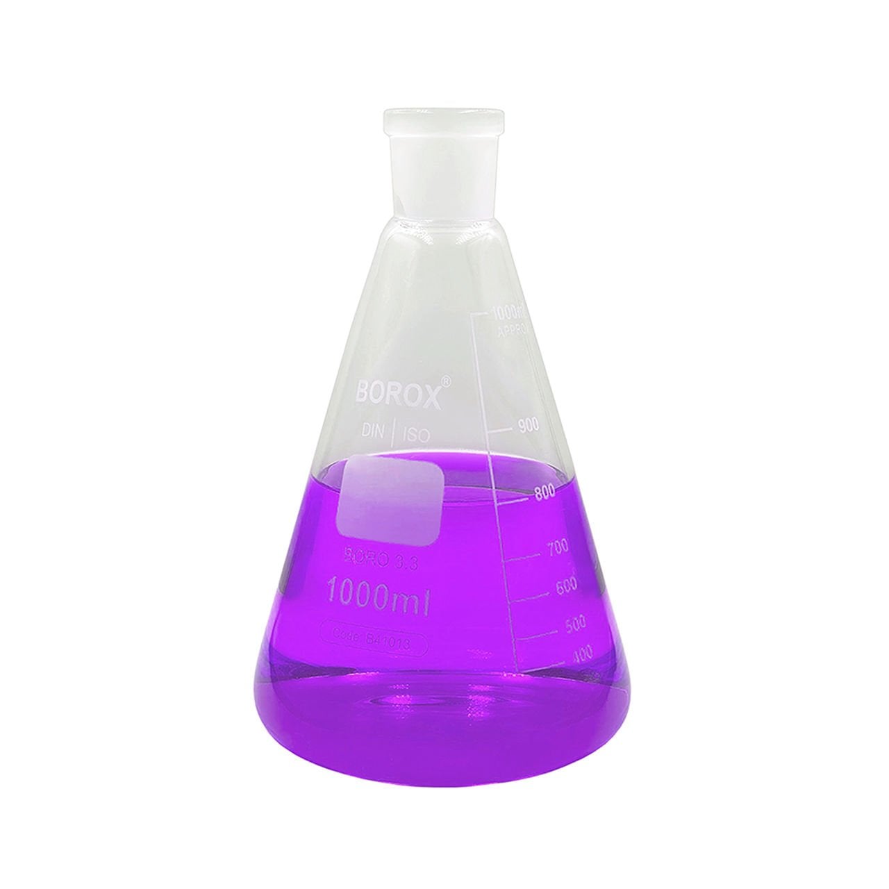 Borox Cam Erlen Şilifli 1000 ml - 29/32 Şilifli Erlenmayer - Erlenmeyer Flask