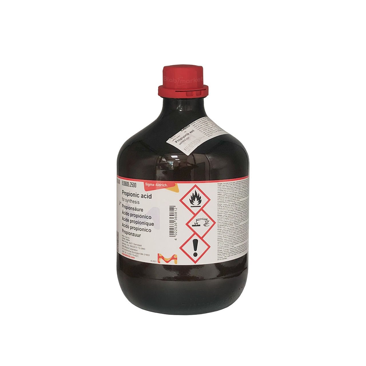 Merck 800605.2500 Propiyonik Asit 2.5 L- Propionic Acid For Synthesis