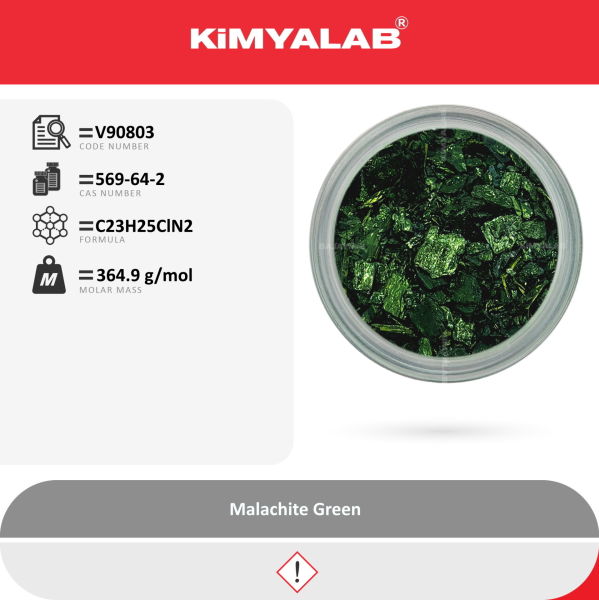Kimyalab Malaşit Yeşili 50g - Malachite Green Crystals C. I. NO. 72449