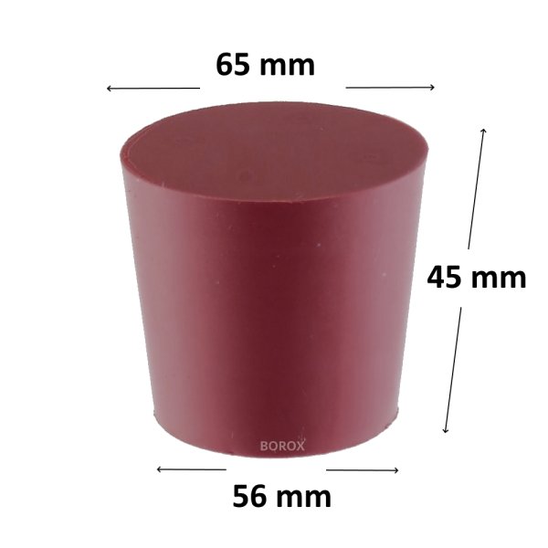 Borox Kauçuk Tıpa 56X65X45 mm - Sızdırmaz Kapak - 1 Adet