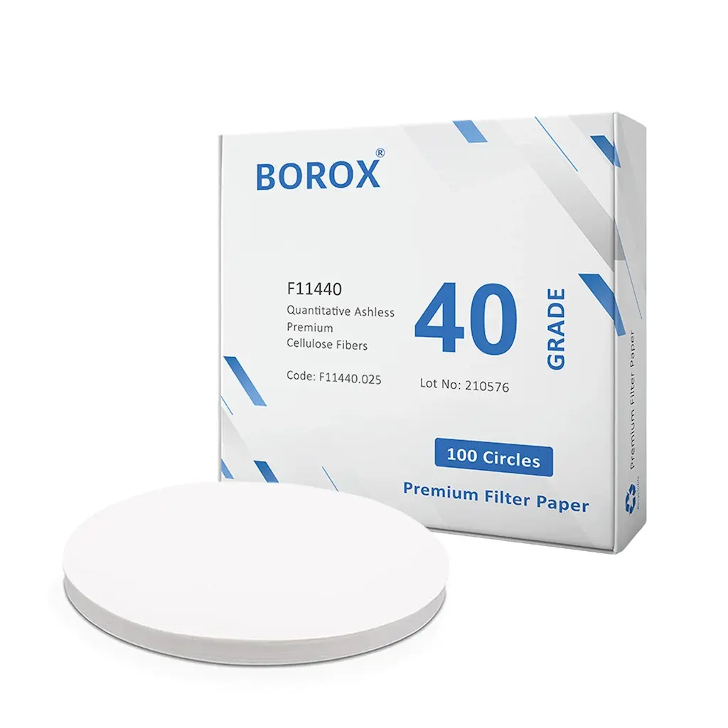 Borox Külsüz Filtre Kağıdı 25 mm Kantitatif - Orta Hız - Grade 40