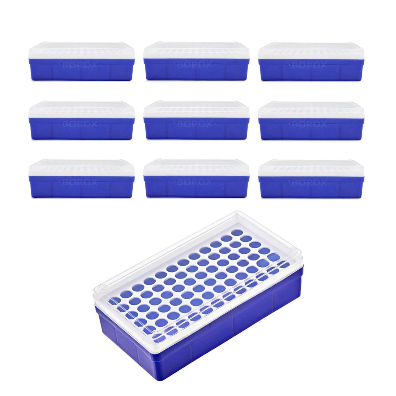 Ependorf Tüp Standı 1.5ml İçin 72 Delikli - Eppendorf Sporu 10 Adet - Toptan