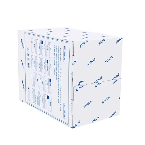 Borox Otomatik Pipet Ucu 5 ml Şeffaf - 1000 Adet/10 Kutu Toptan - 5000µl - CalPro S İçin