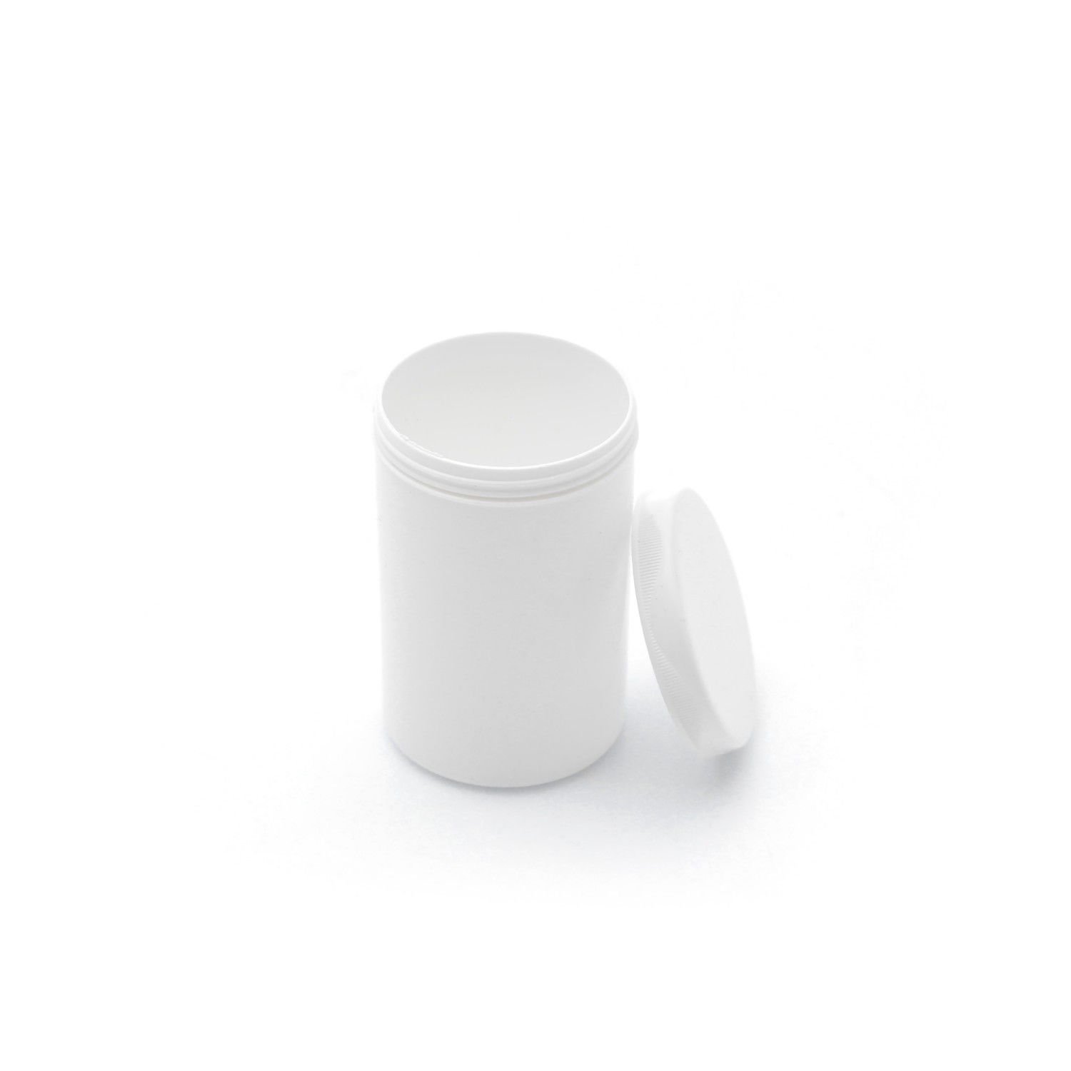 Beyaz Numune Kabı 140ml - Plastik Kapaklı Kutu 140 cc