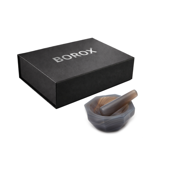Borox Agat Havan Tokmaklı 60 mm Standart Form - 1 set/paket