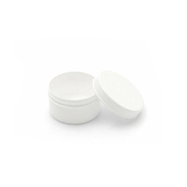 Beyaz Numune Kabı 30ml - Plastik Kapaklı Kutu 30 cc