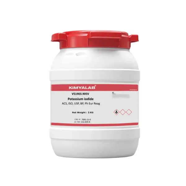 Kimyalab Potasyum İyodür Toz - Potassium iodide - 5 Kg-HDPE Varil